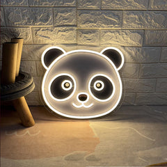 Panda UV Neon Sign