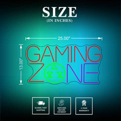 Gaming Zone Neon Sign