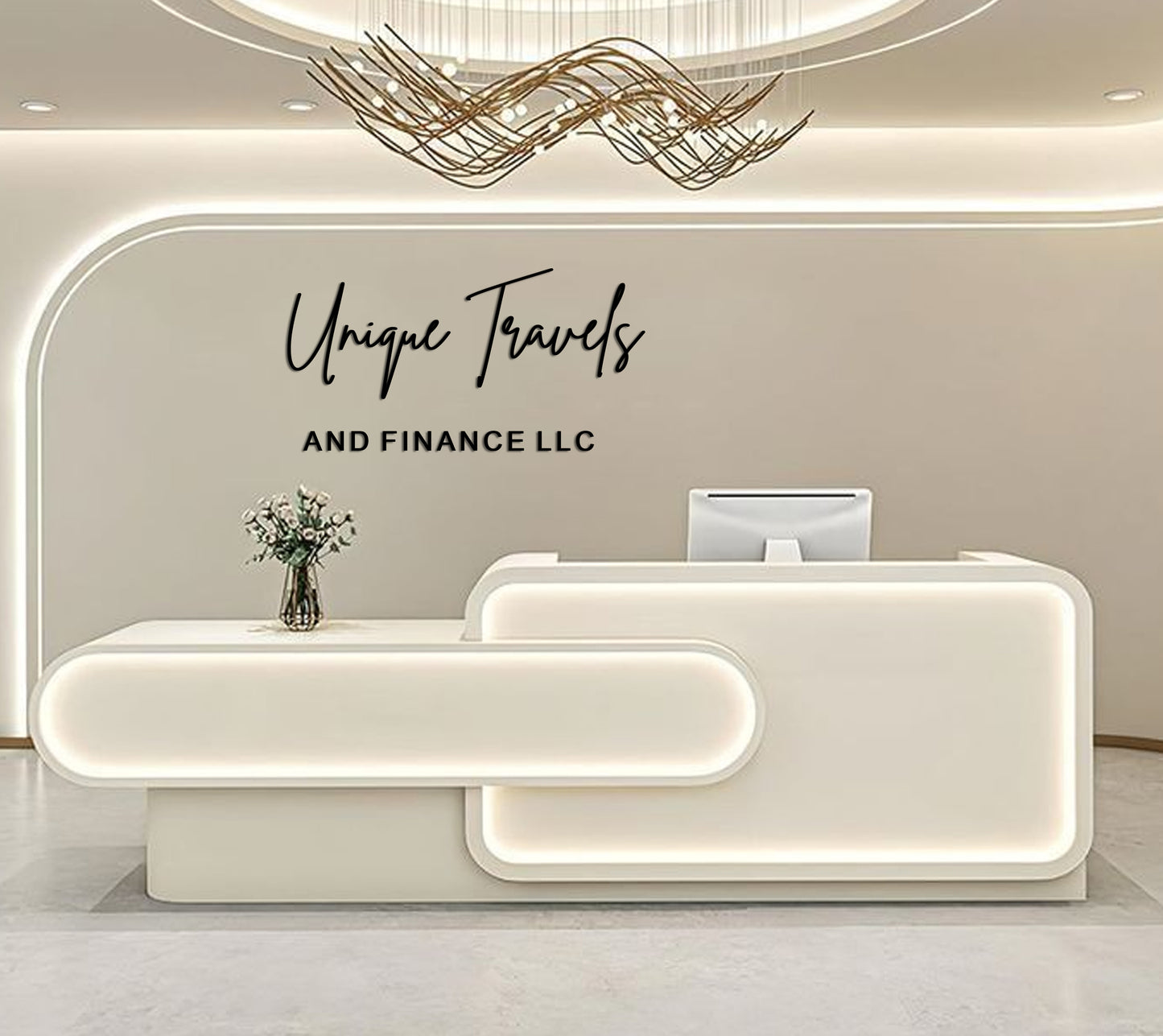 5mm Metal Sign For Unique Travels & Finance